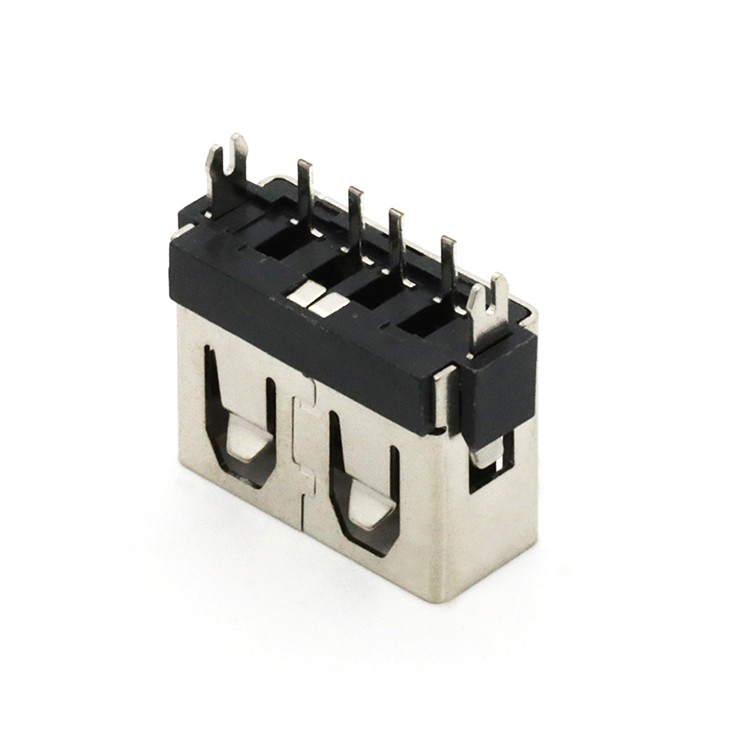 Vertical USB 2.0 A Female Connector 