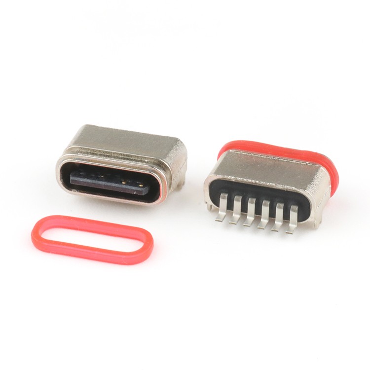 USB Connector waterproof usb c 6 pin - 副本