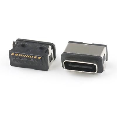 IP68 Rated Waterproof USB Connector 16Pin Type C Female Socket SMT Connector - 副本