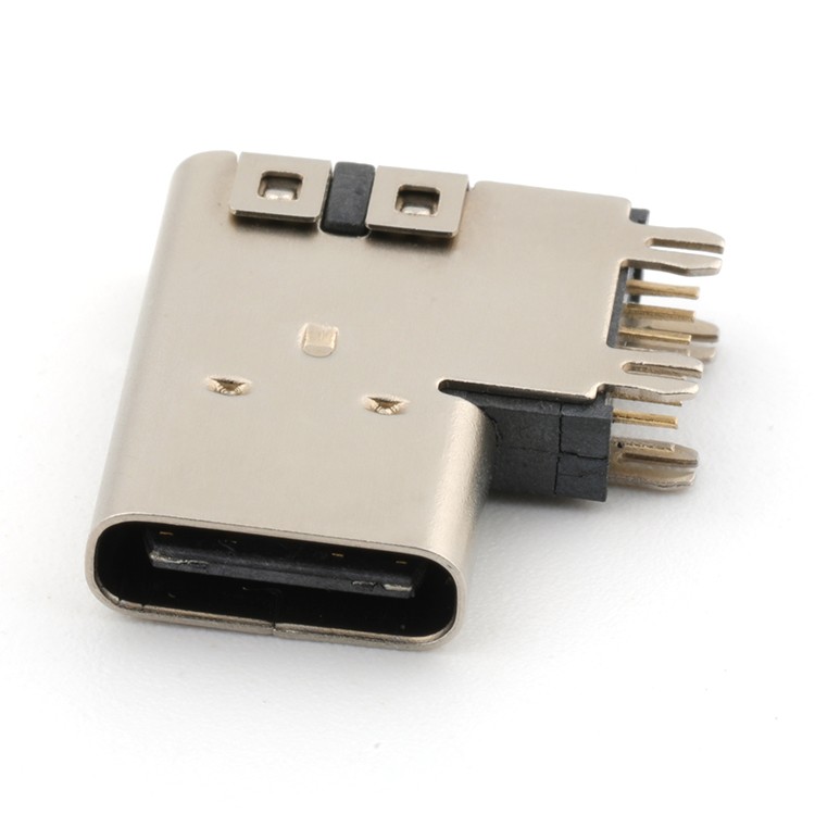 upright side usb 3.1 type-c female connector 14P