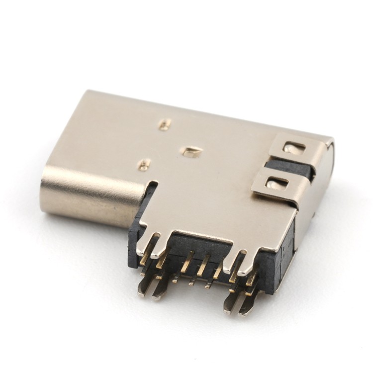upright side usb 3.1 type-c female connector 14P
