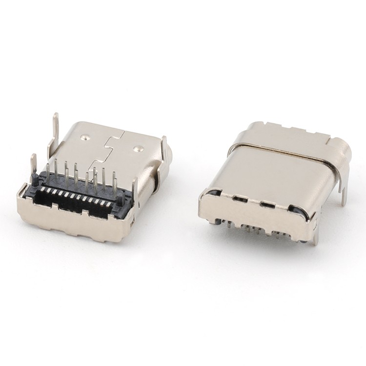 24 Pin USB Type C  Female Socket Connector 